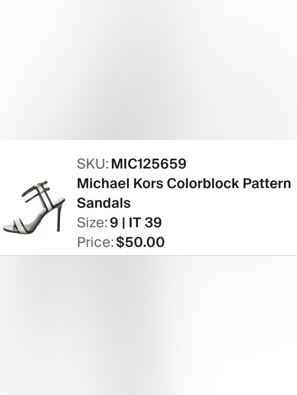 Michael Kors Collection Colorblock Collection Sandals - Picture 6 of 6